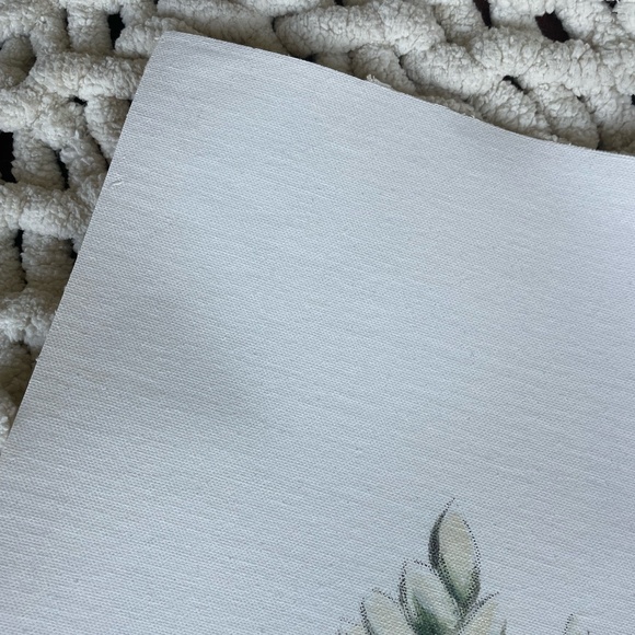 MAGNOLIA HOME BY JOANNA GAINES FRAMELESS HAND PAINTED PLANT CANVAS NEW - Picture 6 of 11